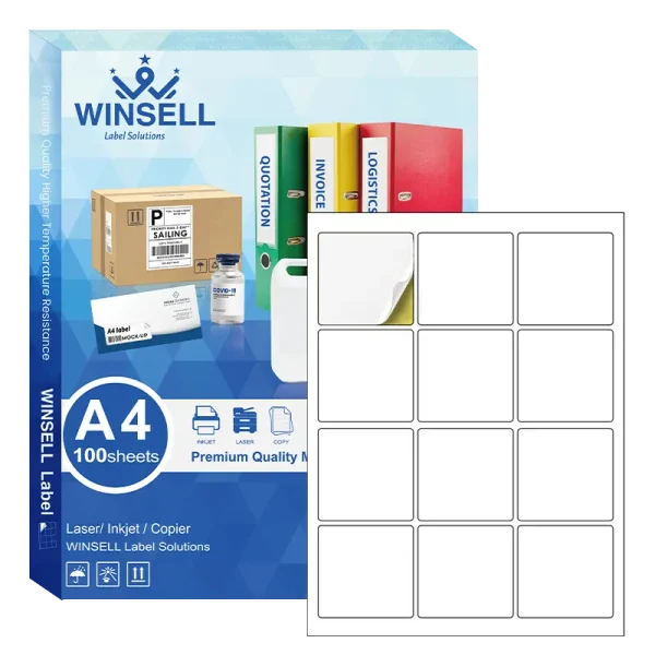 A4 Label Paper Supplier Integrated Multi Purpose Self Adhesive Stickers