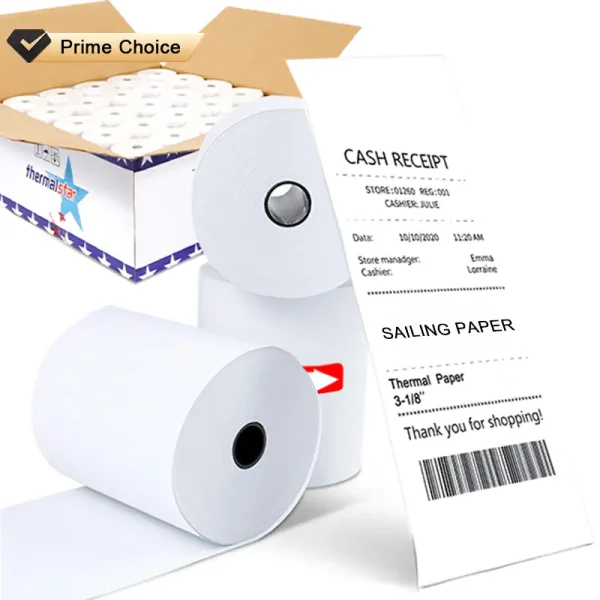 Atm Paper Suppliers Phenol Free Cheap Eftpos Thermal Pos Roll - Image 3