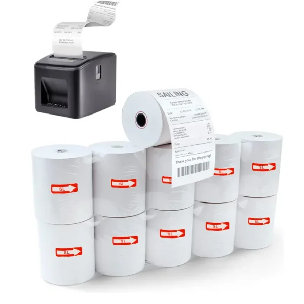 80Mm Thermal Paper Wholesale Receipt 38Mm Cash Register For Clover Mini - Image 3