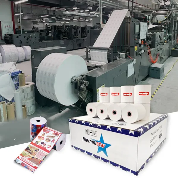 Thermal Paper Roll manufacturer Till Cheap Cash Register 2 1 4 Pos Printing Paper - Image 2