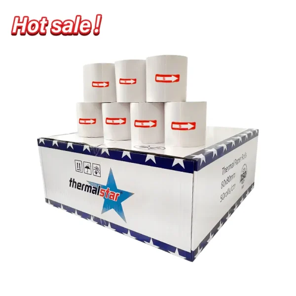 Thermal Paper Rolls 3 1 8 Wholesale Credit Card Verifone Vx520 80X80 - Image 2