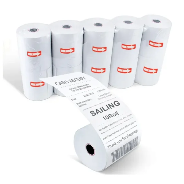57X30Mm Thermal Paper In China 57Mm X 40Mm Square 38Mm Wholesale Price - Image 3