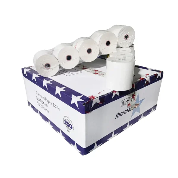 80X80 Thermal Till Rolls Receipt 57X40 Phomemo Paper Shop For Sale - Image 2