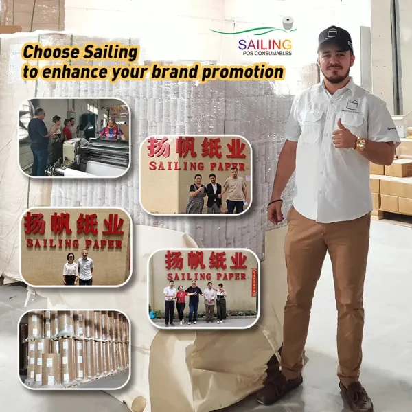 80X80 Thermal Till Rolls Receipt 57X40 Phomemo Paper Shop For Sale - Image 6