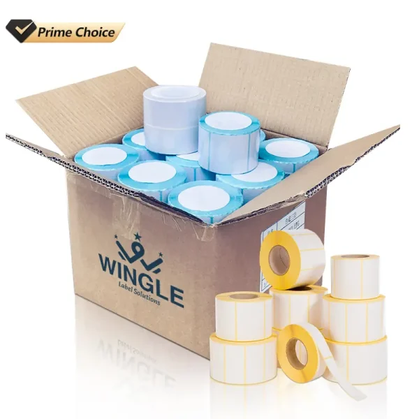 Thermal Label Maker Eco Friendly Direct Barcode Color Roll