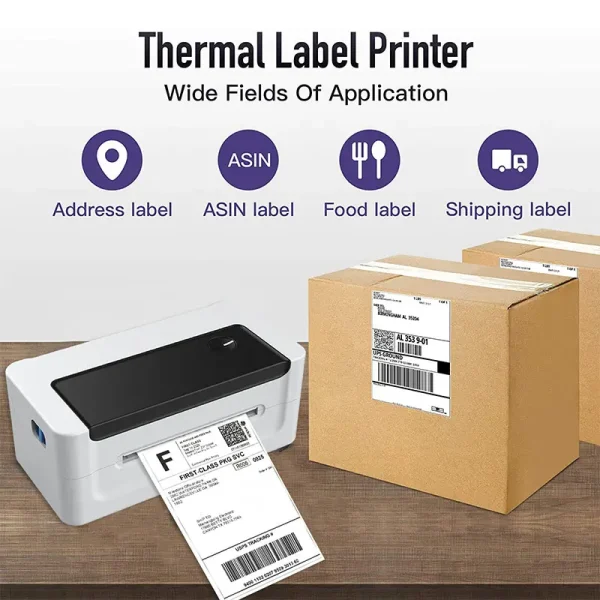 Thermal label printer 4 inch single thermal shipping label printer - Image 3
