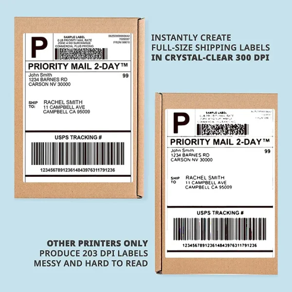 Thermal label printer 4 inch single thermal shipping label printer - Image 2