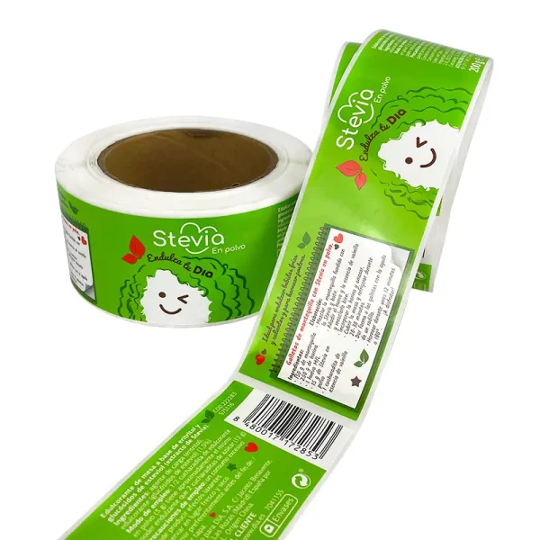 Custom adhesive waterproof sticker roll printing bottle label - Image 4