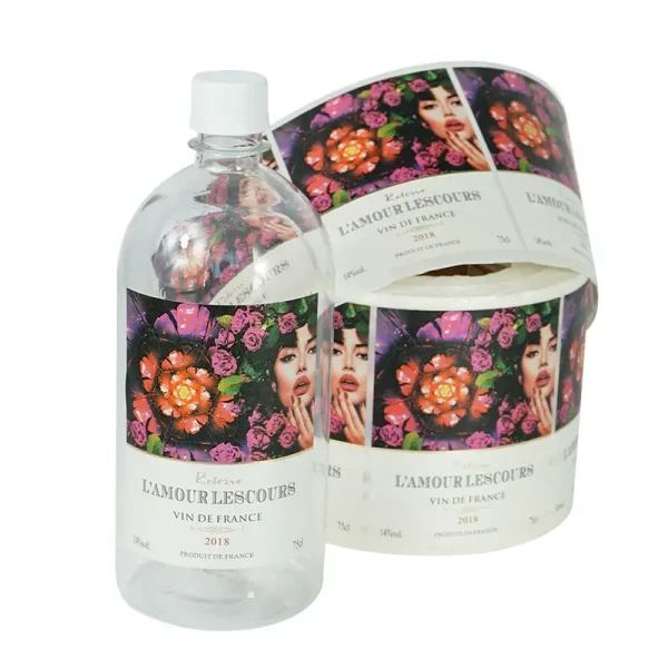 OEM Vinyl Waterproof Skincare Stamped Bottle Label Sticker - Image 4