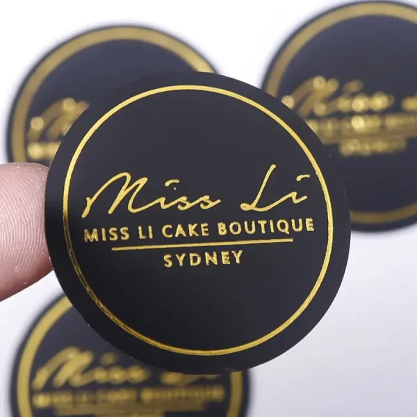 self adhesive sticker thank you packaging label sticker
