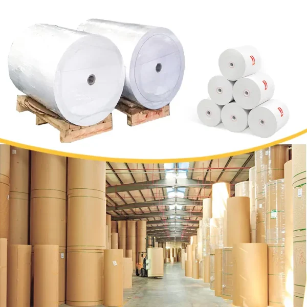 Thermal Paper Jumbo Roll Wholesale 405mm 640mm 880mm width till roll - Image 2