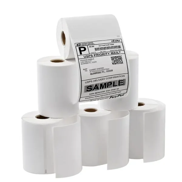 BPA FREE 100mmx150mm Barcode Sticker Paper Roll Direct Thermal Label